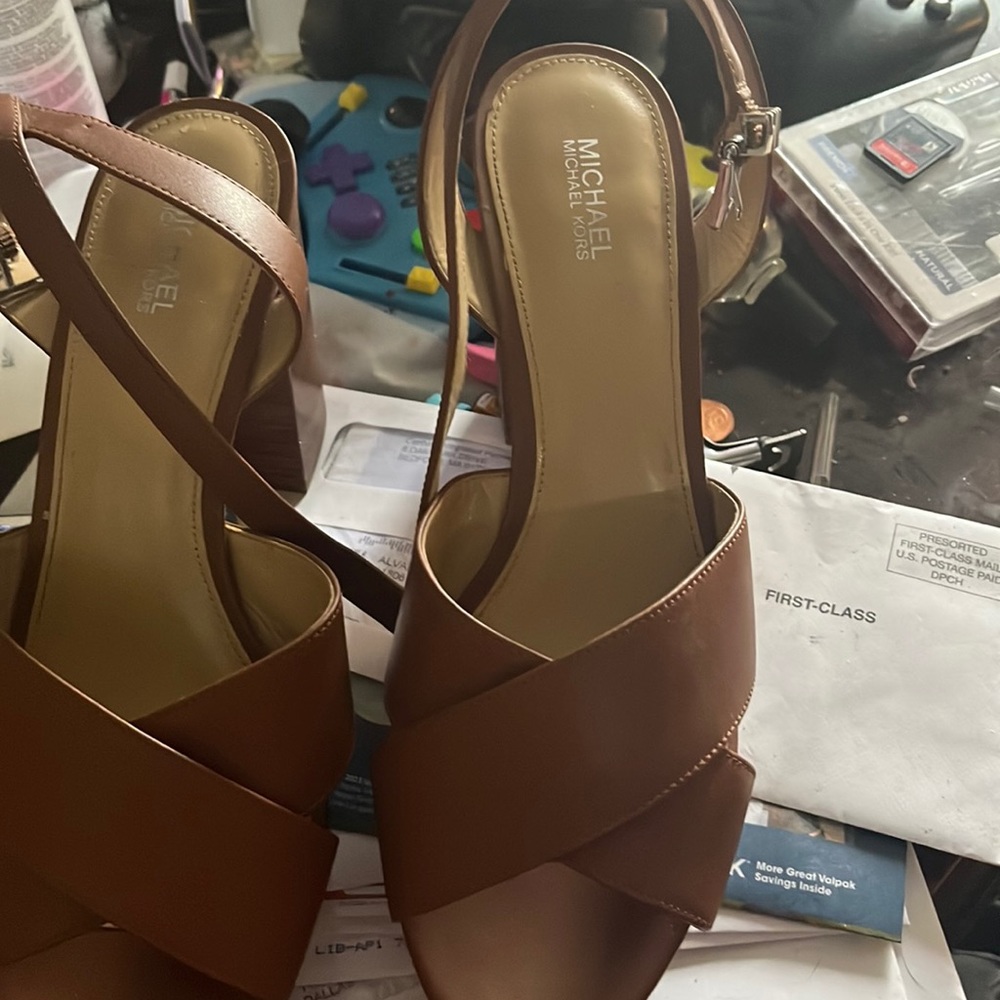 Michael kors heeled sandals